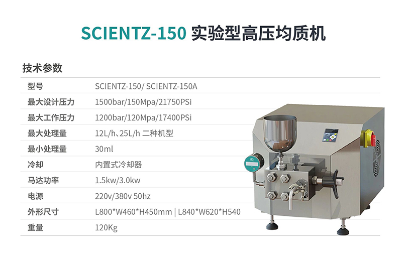 實驗型高壓均質機